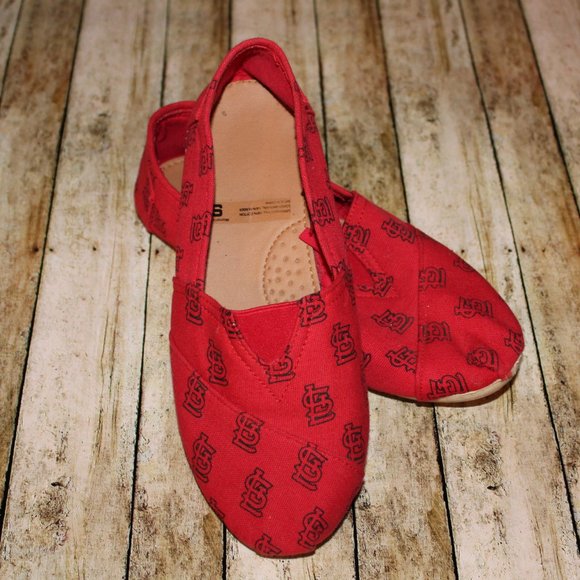 St Louis Cardinals MLB like TOMS 6.5 Shoes - Picture 2 of 3